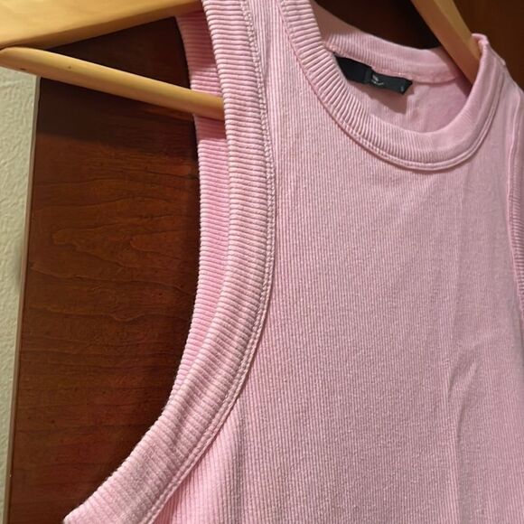 WB Pink Ribbed Tank Dress Small - Picture 5 of 5